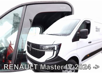 ΑΝΕΜΟΘΡΑΥΣΤΕΣ ΓΙΑ RENAULT MASTER IV 5D 2024+ ΖΕΥΓΑΡΙ ΑΠΟ ΕΥΚΑΜΠΤΟ ΦΙΜΕ ΠΛΑΣΤΙΚΟ HEKO - 2 ΤΕΜ.