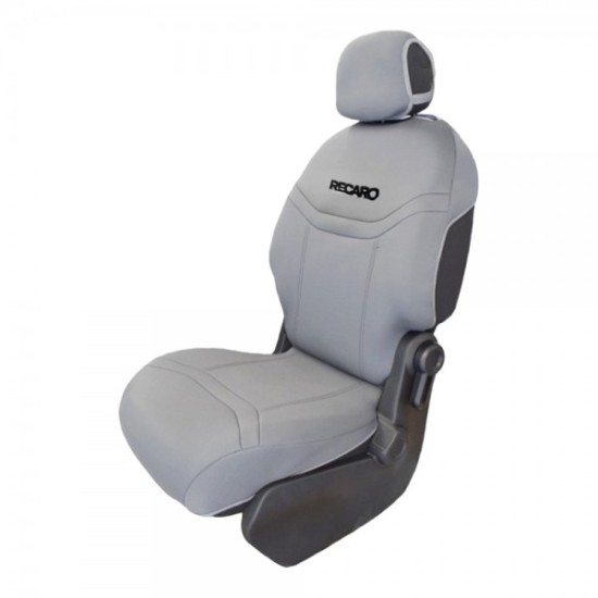 ΗΜΙΚΑΛΥΜΜΑΤΑ ΚΑΘΙΣΜΑΤΩΝ BUCKET RECARO ΓΚΡΙ ΑΝΟΙΧΤΟ ΜΕ VELCRO & ΠΡΟΣΚΕΦΑΛΑ (2 ΤΕΜ.)