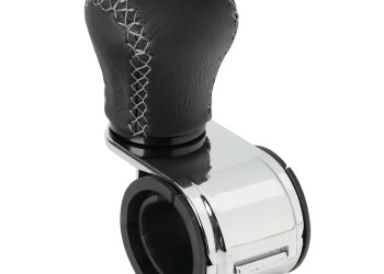 ΤΕΜΠΕΛΗΣ ΤΙΜΟΝΙΟΥ ΔΕΡΜΑΤΙΝΟΣ ΜΑΥΡΟΣ ΜΕ ΓΚΡΙ ΡΑΦΗ ΚΑΙ ΧΡΩΜΙΩΜΕΝΟ ΒΡΑΧΙΟΝΑ 20-40mm REVOLVE LAMPA - 1ΤΕΜ