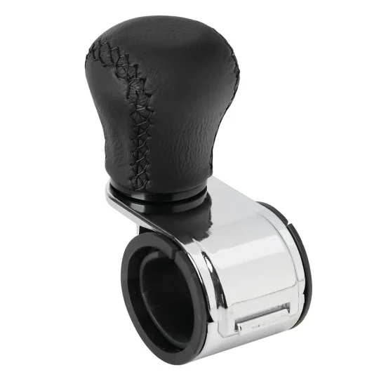 ΤΕΜΠΕΛΗΣ ΤΙΜΟΝΙΟΥ ΔΕΡΜΑΤΙΝΟΣ ΜΑΥΡΟΣ ΜΕ ΜΑΥΡΗ ΡΑΦΗ ΚΑΙ ΧΡΩΜΙΩΜΕΝΟ ΒΡΑΧΙΟΝΑ 20-40mm REVOLVE LAMPA - 1ΤΕΜ