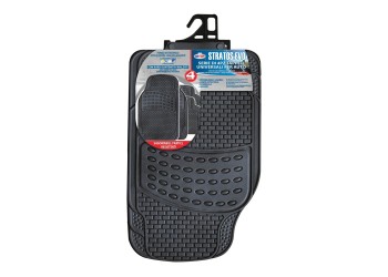 Oto Top - Σετ Πατάκια Αυτοκινήτου Universal  από Μαλακό PVC STRATOS EVO – Αντιολισθητικά - 4τμχ. (0007846OT150/OTO)