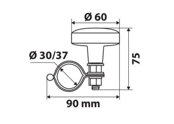 ΤΕΜΠΕΛΗΣ ΤΙΜΟΝΙΟΥ ΜΑΥΡΟ ΧΡΩΜΑ SPINNY