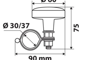 ΤΕΜΠΕΛΗΣ ΤΙΜΟΝΙΟΥ ΜΑΥΡΟ ΧΡΩΜΑ SPINNY