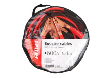 Amio - ΡΕΥΜΑΤΟΔΟΤΕΣ 600A 4m (ΚΑΛΩΔΙΑ ΦΟΡΤΙΣΗΣ ΜΠΑΤΑΡΙΑΣ) – 1 σετ (01024/AM)