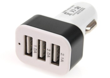 Amio - ΦΟΡΤΙΣΤΗΣ ΑΝΑΠΤΗΡΑ ΜΕ 3 ΘΥΡΕΣ USB 12/24V 5100mA (1Α, 2Α, 2.1Α) - 1 ΤΕΜ. (01027/AM)