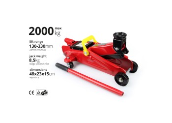 Amio - ΓΡΥΛΟΣ ΥΔΡΑΥΛΙΚΟΣ (ΚΡΟΚΟΔΕΙΛΟΣ) ΜΕ ΡΟΔΕΣ 2.000KG 130-330mm - 1 ΤΕΜ. (01035/AM)