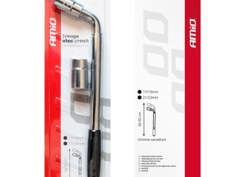 Amio - ΜΠΟΥΛΟΝΟΚΛΕΙΔΟ ΤΗΛΕΣΚΟΠΙΚΟ 34-55cm TWW (17-19mm /21-23mm ) - 1 ΤΕΜ. (01038/AM)