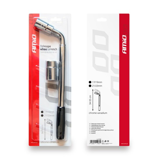 Amio - ΜΠΟΥΛΟΝΟΚΛΕΙΔΟ ΤΗΛΕΣΚΟΠΙΚΟ 34-55cm TWW (17-19mm /21-23mm ) - 1 ΤΕΜ. (01038/AM)