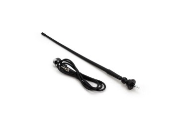 Amio - ΚΕΡΑΙΑ ΟΡΟΦΗΣ ΜΑΥΡΗ 34cm Φ5mm ΜΕ ΚΑΛΩΔΙΟ 1,4m - 1 τεμ. (01049/AM)