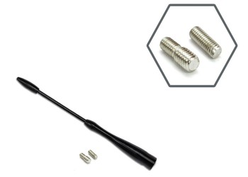 Amio - ΚΕΡΑΙΑ ΑΛΟΥΜΙΝΙΟΥ ΑΝΤΜ04 16cm ΜΕ 2 ΑΝΤΑΠΤΟΡΕΣ 5-6mm - 1 ΤΕΜ. (01052/AM)