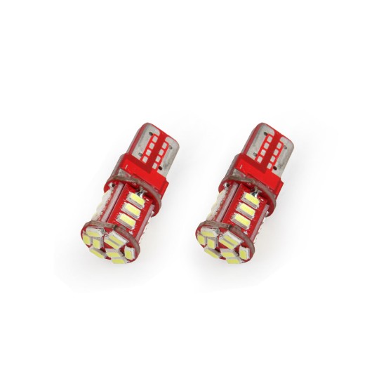 Amio - T10 W5W 12V 1W 5.600K 21LED STANDARD (ΛΕΥΚΟ/ΨΥΧΡΟ) 2ΤΕΜ. (01093/AM)