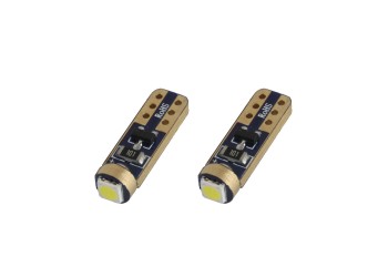 Amio - T5 ΛΑΜΠΑΚΙ STANDARD LED 12V - 0,5W - 5600K - 1 LED (ΛΕΥΚΟ/ΨΥΧΡΟ) - 2 ΤΕΜ. (01094/AM)