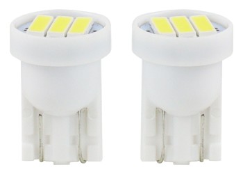 Amio - T10 W5W 12V W2,1x9,5d ΛΕΥΚΟ 5.600K 3SMDx7020 (ΚΑΡΦΩΤΟ) 2ΤΕΜ. (01096/AM)