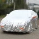 Amio - Κουκούλα Αυτοκινήτου Cotton 120g με φερμουάρ διάσταση 530 x 180 x 120 cm χρώμα ασημί μέγεθος X-Large για Επιβατικά Αυτοκίνητα - 1 τεμ. (01112/AM)