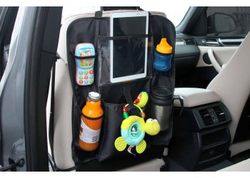 Amio - ΘΗΚΕΣ ΠΛΑΤΗΣ ΚΑΘΙΣΜΑΤΟΣ ORGANIZER - ΘΗΚΗ ΟΡΓΑΝΩΣΗΣ ΑΥΤΟΚΙΝΗΤΟΥ ΜΕ ΘΗΚΗ TAΒLET (55 Χ 30 Χ 30 cm) - 1 τεμ. (01121/AM)