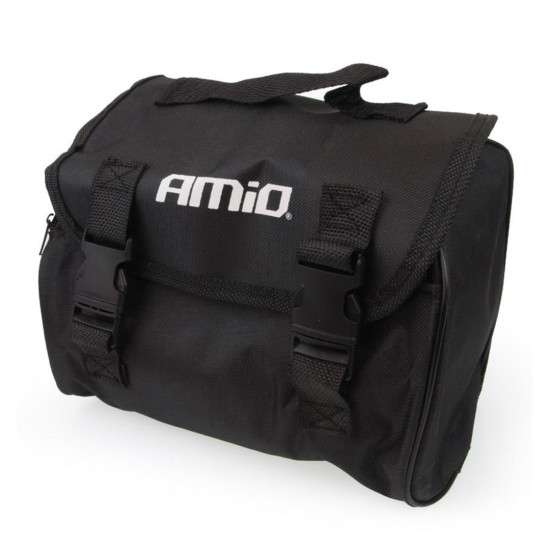 Amio - ΚΟΜΠΡΕΣΕΡ ΑΕΡΑ ΜΕΤΑΛΛΙΚΟ 12V 10BAR-150PSI-35L/min ΜΕ ΘΗΚΗ/ΜΑΝΟΜΕΤΡΟ/ΦΙΣ ΑΝΑΠΤΗΡΑ/3 ΑΝΤΑΠΤΟΡΕΣ/ΚΑΛΩΔΙΟ 300 cm - 1 ΤΕΜ. (01135/AM)