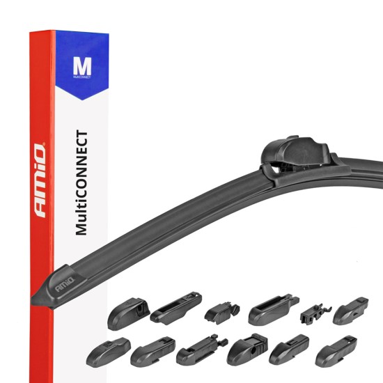 Amio - ΥΑΛΟΚΑΘΑΡΙΣΤΗΡΑΣ MULTICONNECT ΜΕ 12 ΑΝΤΑΠΤΟΡΕΣ 500mm /20'' - 1 ΤΕΜ. (01195/AM)