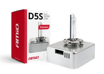Amio - ΑΝΤΑΛΛΑΚΤΙΚΗ ΛΑΜΠΑ PREMIUM D5S 12V 5.000k 25W - 1 Τεμ. (01220/AM)