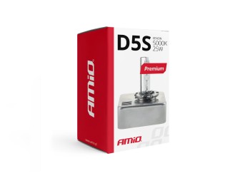 Amio - ΑΝΤΑΛΛΑΚΤΙΚΗ ΛΑΜΠΑ PREMIUM D5S 12V 5.000k 25W - 1 Τεμ. (01220/AM)