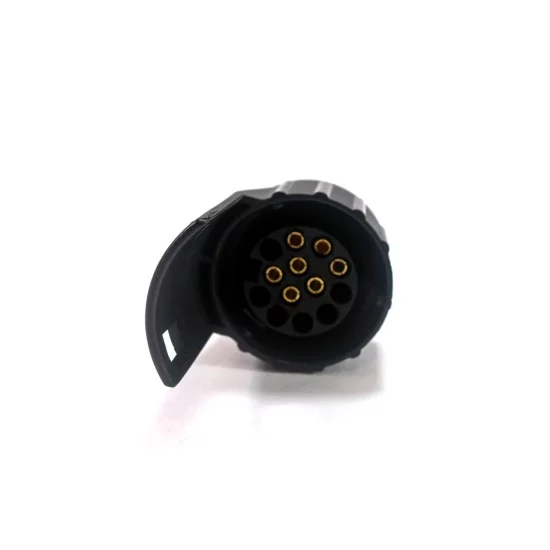 Amio - Αντάπτορας κοτσαδόρου 7>13 τρύπες θηλυκό, ανθεκτικός πλαστικός για σύνδεση ρυμουλκούμενου με εύκολη εγκατάσταση και προστασία ηλεκτρικού κυκλώματος – για αυτοκίνητα – 1 τεμ. (01254/AM)