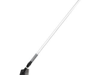 Amio - ΣΕΤ ΒΟΥΡΤΣΑ ΠΛΥΣΙΜΑΤΟΣ 26 cm ΜΕ ΠΤΥΣΟΜΕΝΟ ΚΟΝΤΑΡΙ 145-250 cm ΚΑΙ ΑΝΤΑΠΤΟΡΑ ΠΑΡΟΧΗΣ ΝΕΡΟΥ - 1 TEM. (01274/AM)