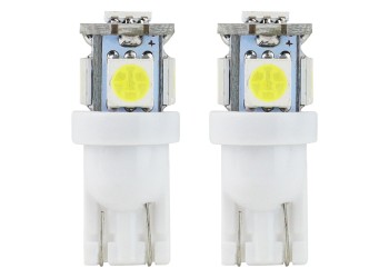 Amio - T10 W5W 12V W2,1x9,5d ΛΕΥΚΟ 5.600K 5SMDx5050 (ΚΑΡΦΩΤΟ) 2ΤΕΜ. (01284/AM)