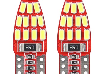 Amio - T10 W5W 12V W2,1x9,5d ΛΕΥΚΟ 5.600K 24SMDx3014HP (ΚΑΡΦΩΤΟ - CAN-BUS) 2ΤΕΜ. (01285/AM)