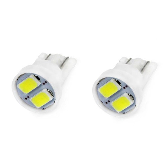 Amio - T10 W5W 12V LED 2xSMD5730 ΛΕΥΚΟ – 2 ΤΕΜ. (01295/AM)
