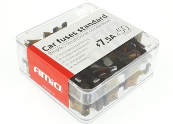 Amio - ΑΣΦΑΛΕΙΕΣ STANDARD 7.5A - 50 ΤΕΜ. ΚΟΥΤΙ (01333/AM)