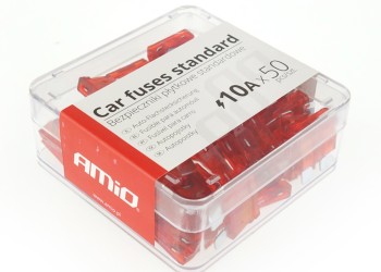 Amio - ΑΣΦΑΛΕΙΕΣ STANDARD 10A - 50 ΤΕΜ. ΚΟΥΤΙ (01334/AM)