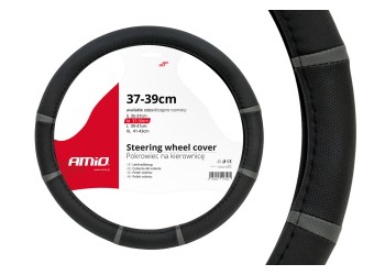 Amio - ΚΑΛΥΜΜΑ ΤΙΜΟΝΙΟΥ 37/39CM SWC-06 ΜΑΥΡΟ/ΓΚΡΙ - 1 ΤΕΜ. (01361/AM)