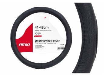 Amio - ΚΑΛΥΜΜΑ ΤΙΜΟΝΙΟΥ 41/43CM SWC-09-XL ΜΑΥΡΟ - 1 ΤΕΜ. (01367/AM)