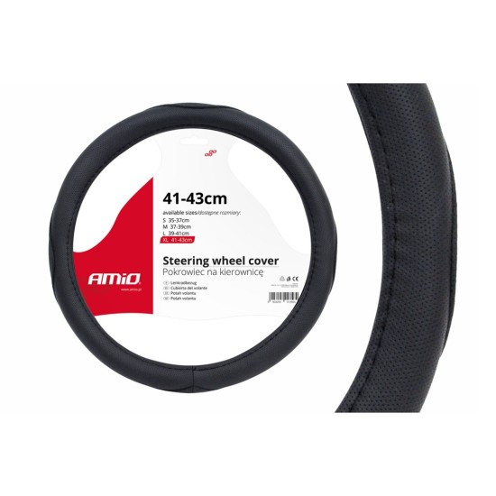 Amio - ΚΑΛΥΜΜΑ ΤΙΜΟΝΙΟΥ 41/43CM SWC-09-XL ΜΑΥΡΟ - 1 ΤΕΜ. (01367/AM)