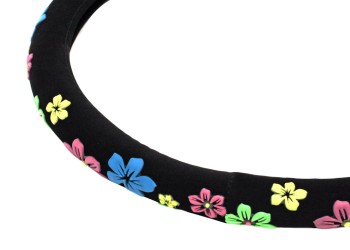 Amio - ΚΑΛΥΜΜΑ ΤΙΜΟΝΙΟΥ 37/39CM SWC-13 ΜΑΥΡΟ ΜΕ ΛΟΥΛΟΥΔΙΑ - 1 ΤΕΜ. (01376/AM)