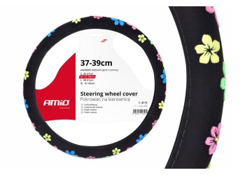 Amio - ΚΑΛΥΜΜΑ ΤΙΜΟΝΙΟΥ 37/39CM SWC-13 ΜΑΥΡΟ ΜΕ ΛΟΥΛΟΥΔΙΑ - 1 ΤΕΜ. (01376/AM)