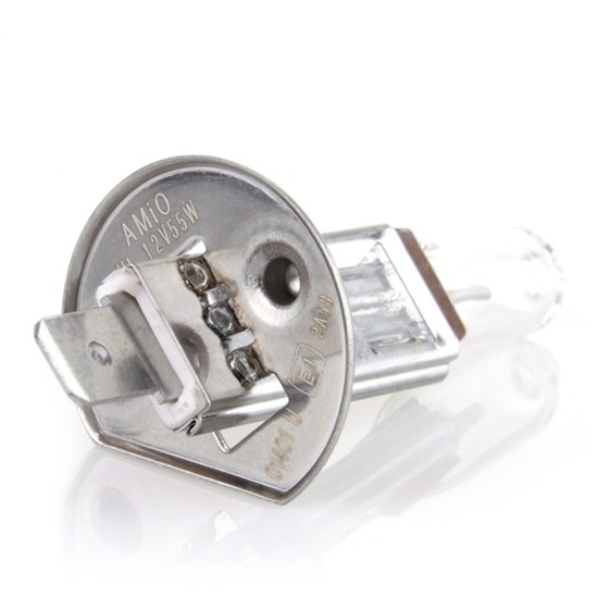 Amio - H1 12V 55W P14,5s LUMITEC SILVER ΑΛΟΓΟΝΟΥ +100% UP TO 25m - 2 ΤΕΜ. (01401/AM)