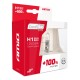 Amio - H1 12V 55W P14,5s LUMITEC SILVER ΑΛΟΓΟΝΟΥ +100% UP TO 25m - 2 ΤΕΜ. (01401/AM)