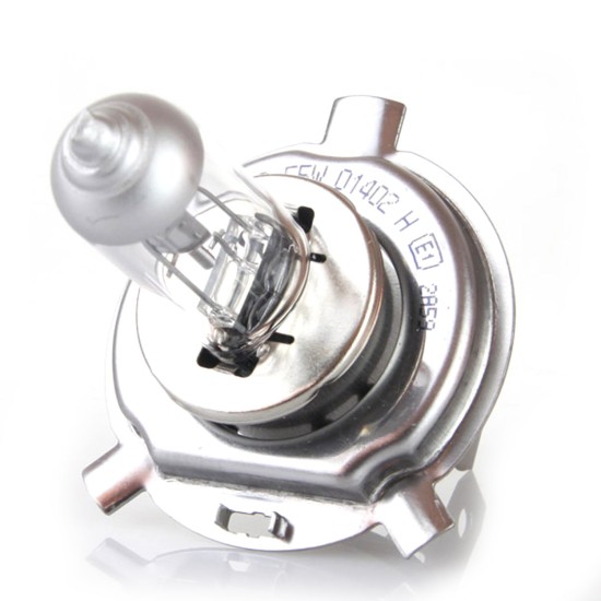 Amio - H4 12V 60/55W P43t LUMITEC SILVER ΑΛΟΓΟΝΟΥ +100% UP TO 25m - 2 ΤΕΜ. (01402/AM)