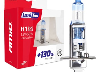 Amio - H1 12V 55W P14,5s LUMITEC LIMITED +130% UP TO 40m - 2 ΤΕΜ. (01404/AM)