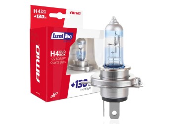 Amio - H4 12V 60/55W P43t LUMITEC LIMITED +130% UP TO 40m - 2 ΤΕΜ. (01405/AM)