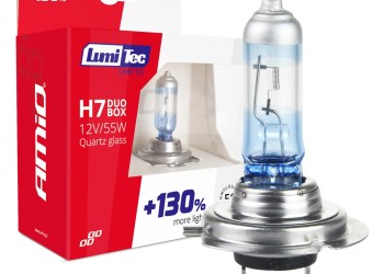 Amio - H7 12V 55W P14,5s LUMITEC LIMITED +130% UP TO 40m - 2 ΤΕΜ. (01406/AM)