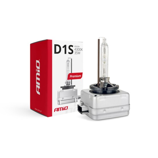 Amio - D1S 12V 4.300k 35W ΑΝΤΑΛΛΑΚΤΙΚΗ ΛΑΜΠΑ PREMIUM - 1 ΤΕΜ. (01408/AM)