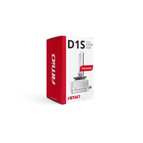 Amio - D1S 12V 4.300k 35W ΑΝΤΑΛΛΑΚΤΙΚΗ ΛΑΜΠΑ PREMIUM - 1 ΤΕΜ. (01408/AM)