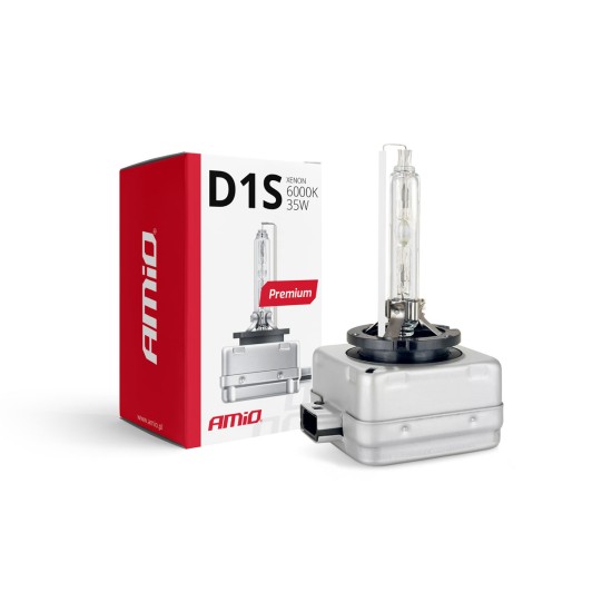 Amio - D1S 12V 6.000k 35W ΑΝΤΑΛΛΑΚΤΙΚΗ ΛΑΜΠΑ PREMIUM - 1 ΤΕΜ. (01409/AM)