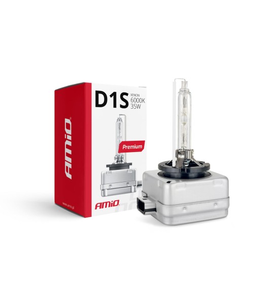 Amio - D1S 12V 6.000k 35W ΑΝΤΑΛΛΑΚΤΙΚΗ ΛΑΜΠΑ PREMIUM - 1 ΤΕΜ. (01409/AM)