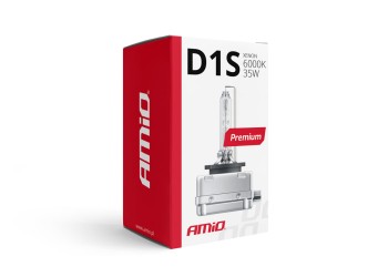 Amio - D1S 12V 6.000k 35W ΑΝΤΑΛΛΑΚΤΙΚΗ ΛΑΜΠΑ PREMIUM - 1 ΤΕΜ. (01409/AM)