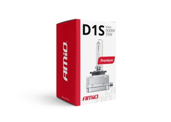 Amio - D1S 12V 6.000k 35W ΑΝΤΑΛΛΑΚΤΙΚΗ ΛΑΜΠΑ PREMIUM - 1 ΤΕΜ. (01409/AM)