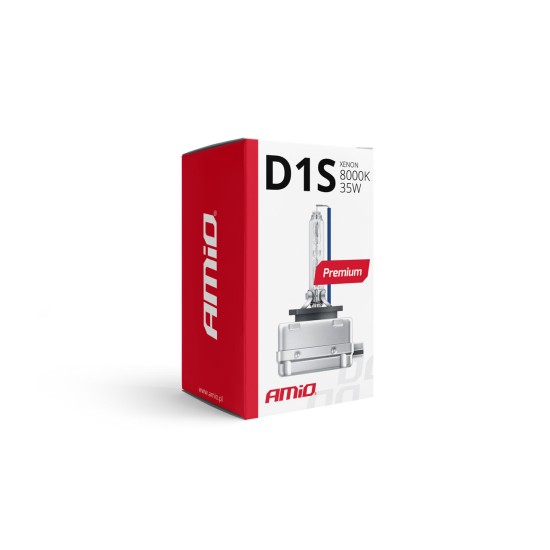 Amio - D1S 12V 8.000k 35W ΑΝΤΑΛΛΑΚΤΙΚΗ ΛΑΜΠΑ PREMIUM - 1 ΤΕΜ. (01410/AM)