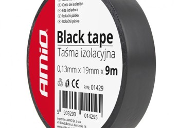 Amio - ΜΟΝΩΤΙΚΗ ΤΑΙΝΙΑ ΜΑΥΡΗ 19MM - 9M - 1 ΤΕΜ. (01429/AM)