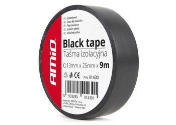 Amio - ΜΟΝΩΤΙΚΗ ΤΑΙΝΙΑ ΜΑΥΡΗ 25MM - 9M - 1 ΤΕΜ. (01430/AM)